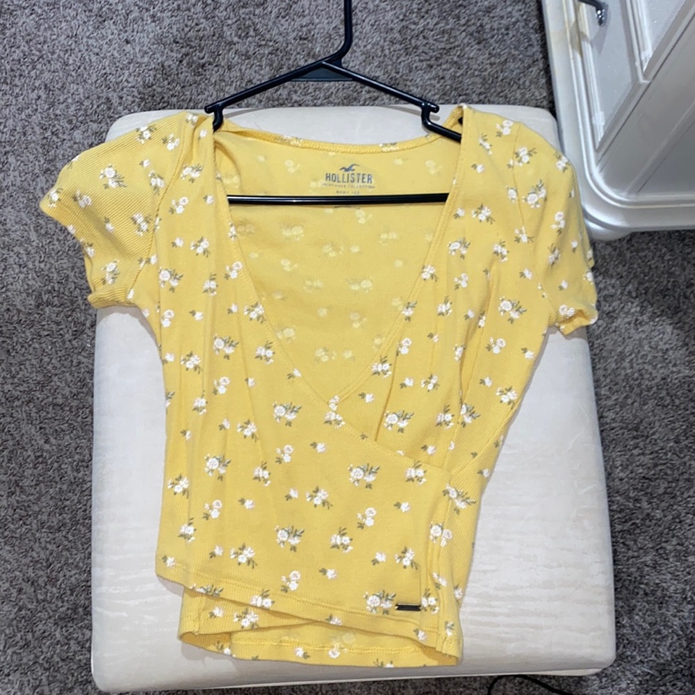 Hollister cross baby tee
